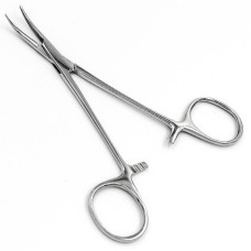 Зажим Халстед-Москит изогнутый, 125 мм